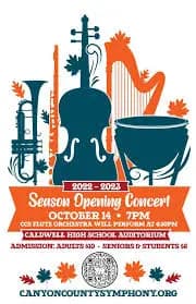Caldwell Symphony: Season Opening Concert