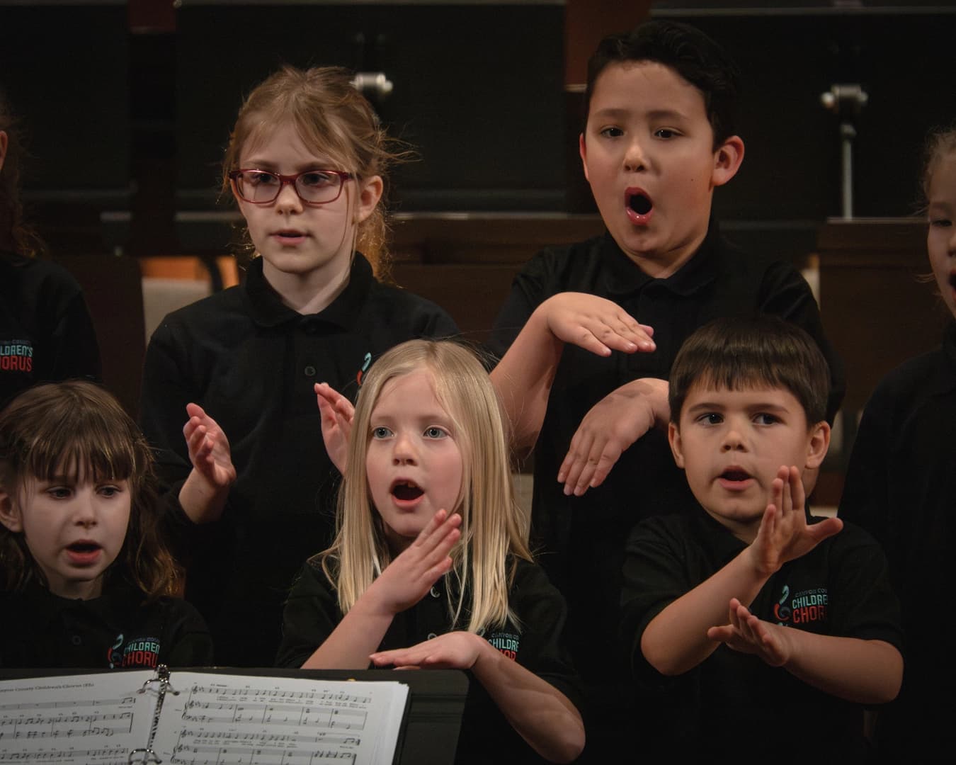 Children's Chorus singers