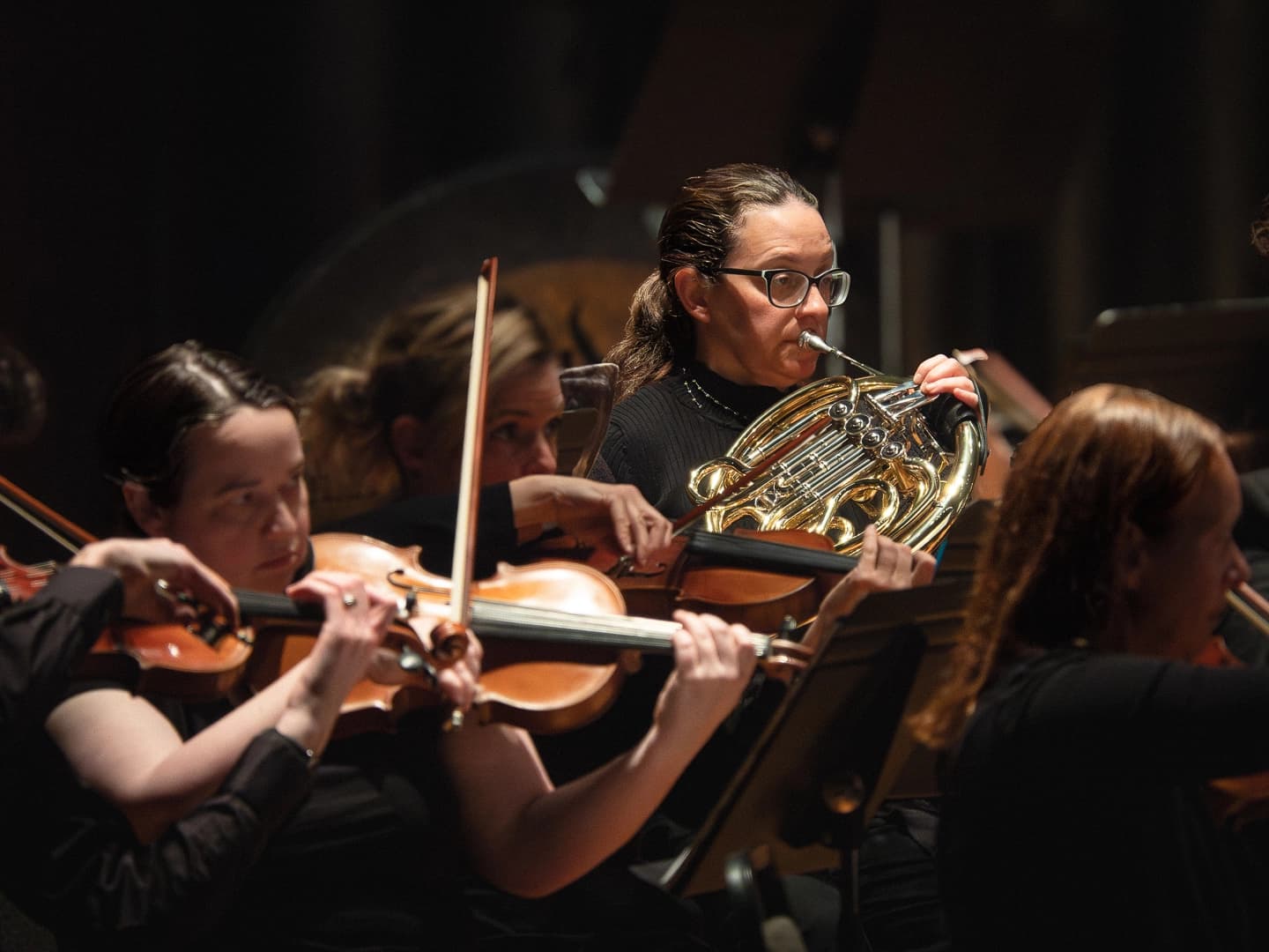 French horn and strings